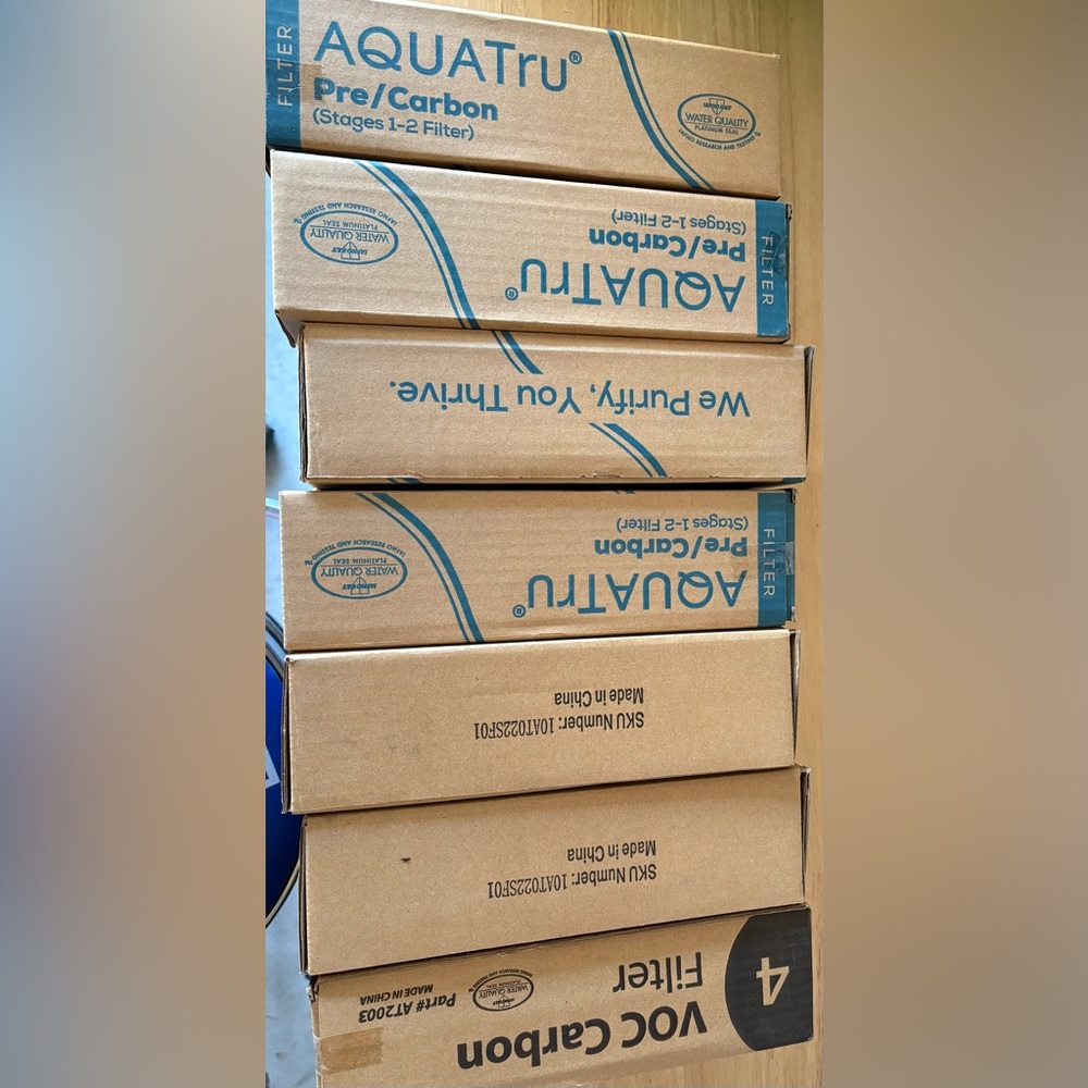 NEW 7 Aquatru water filters